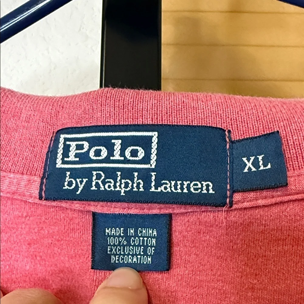 Polo by Ralph Lauren Men's Polo Shirt in Vibrant Pink